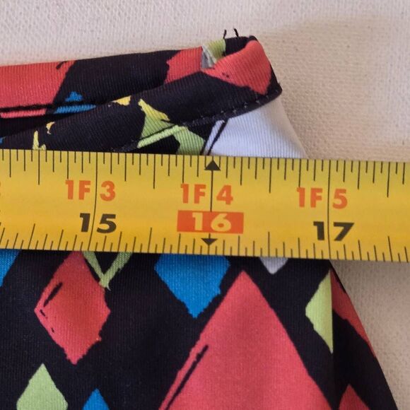 Pro Tour Womens Multi Color Diamond Pattern Golf Skort Size XL - Picture 8 of 12